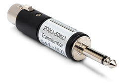 Hosa Impedance Transformer Adapter - Convert Microphone Output to Hi-Z Instrument Input