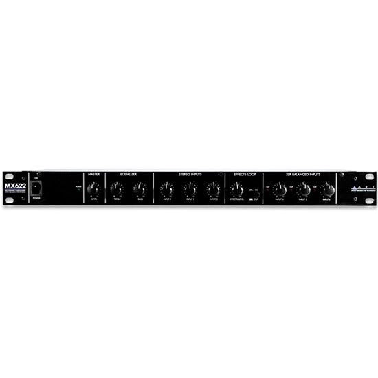 ART MX622 Six Channel Stereo Mixer with EQ Effects Loop and Balanced O