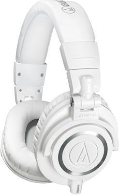 Audio Technica ATH-M50x in White Headphones
