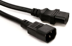 Hosa PWL408 Power Extension Cord IEC To IEC 8 foot