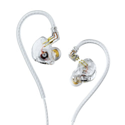 MEE audio CORE 3 Triple-Driver Hybrid Musicians In-Ear Monitors (Clear)