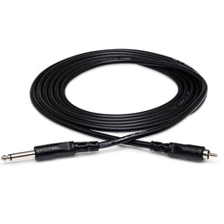 Hosa CPR-115 Unbalanced Interconnect 1/4″ TS to RCA Cable 15ft