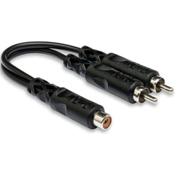 HOSA YRA105 Y CABLE, RCAF TO DUAL RCA