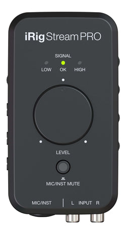IK Multimedia iRig Stream Pro 4-in/2-out Audio Interface for iOS, Android & Mac/PC