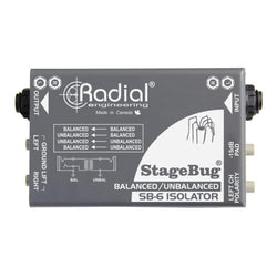 Radial StageBug SB-6 Two Channel Line-Level Audio Isolator