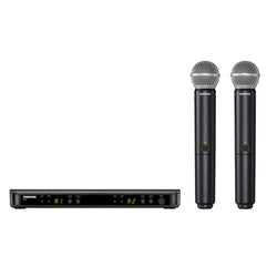 Shure BLX288/SM58 Wireless Dual Handheld System (M17: 662-686MHz)