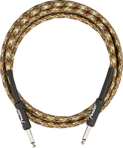 Fender Professional Series Instrument Cable, Straight/Straight, 10 foot, Desert Camo