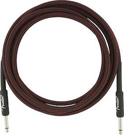 Fender Professional Series Instrument Cables, 10 foot, Red Tweed