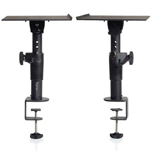 Gator Frameworks Clamp-On Studio Monitor Stands (PAIR) - GFWSPKSTMNDSKCMP