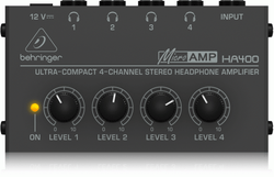 Behringer HA400 - Compact Active 4-Channel Headphone Splitter