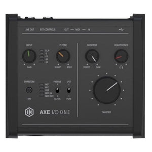 IK Multimedia AXE I/O One Compact USB-C Audio Interface w/ Guitar Tone Shaping
