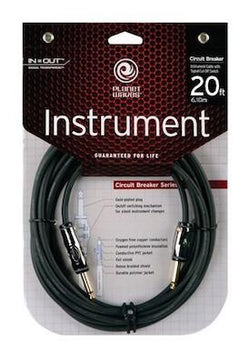 Planet Waves PW-AG-20 D'Addario Circuit Breaker Instrument Cable, 20 feet