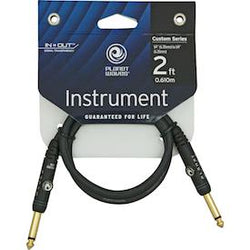 Planet Waves PW-PC-02 D'Addario Custom Series Patch Cable, 2 foot