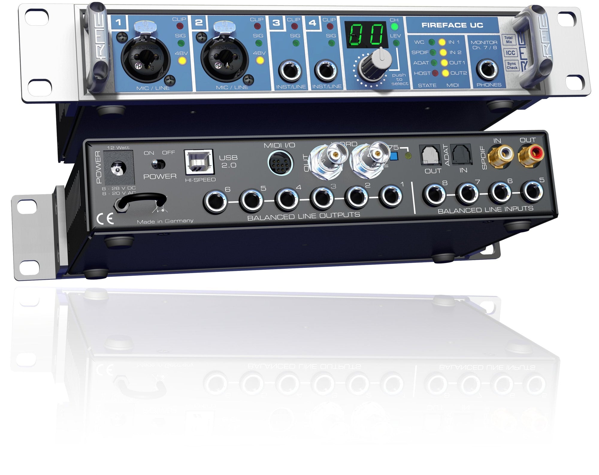 Fireface UC - 36-Channel, 24-Bit/192kHz USB High Speed Audio Interface