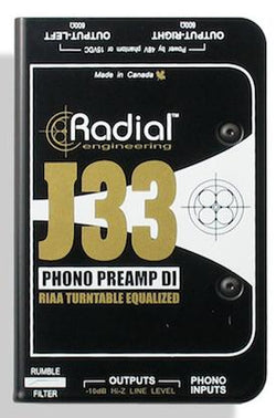 Radial J33 phono preamp