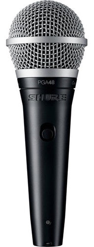 Shure PGA48XLR Microphone Dynamic Lo Z Vocal Cardioid + XLR-XLR Cable