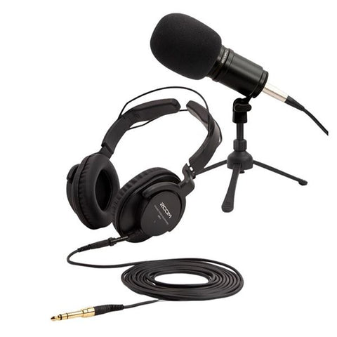 Zoom ZDM 1PMP Podcast Mic Pack with Headphones